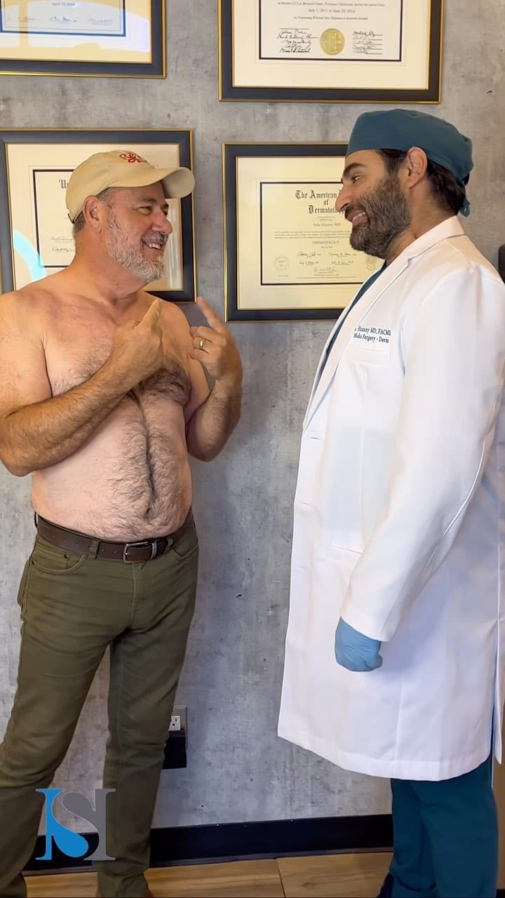 Post 9 by Salar Hazany MD, FAAD, FACMS on Instagram (video)