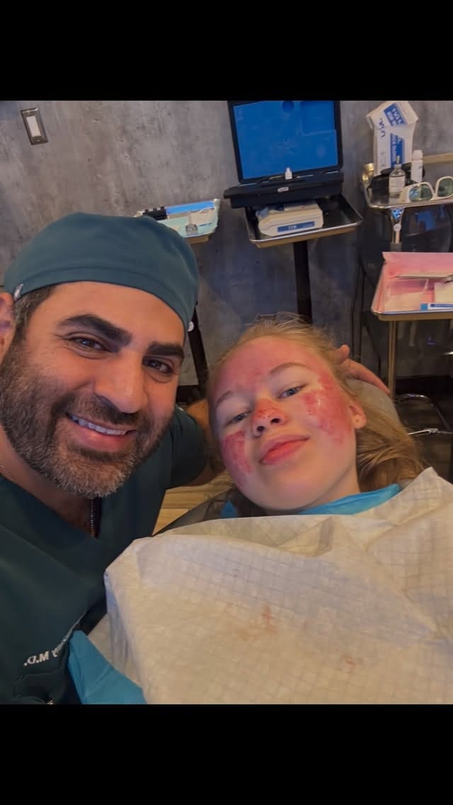 Post 7 by Salar Hazany MD, FAAD, FACMS on Instagram (video)