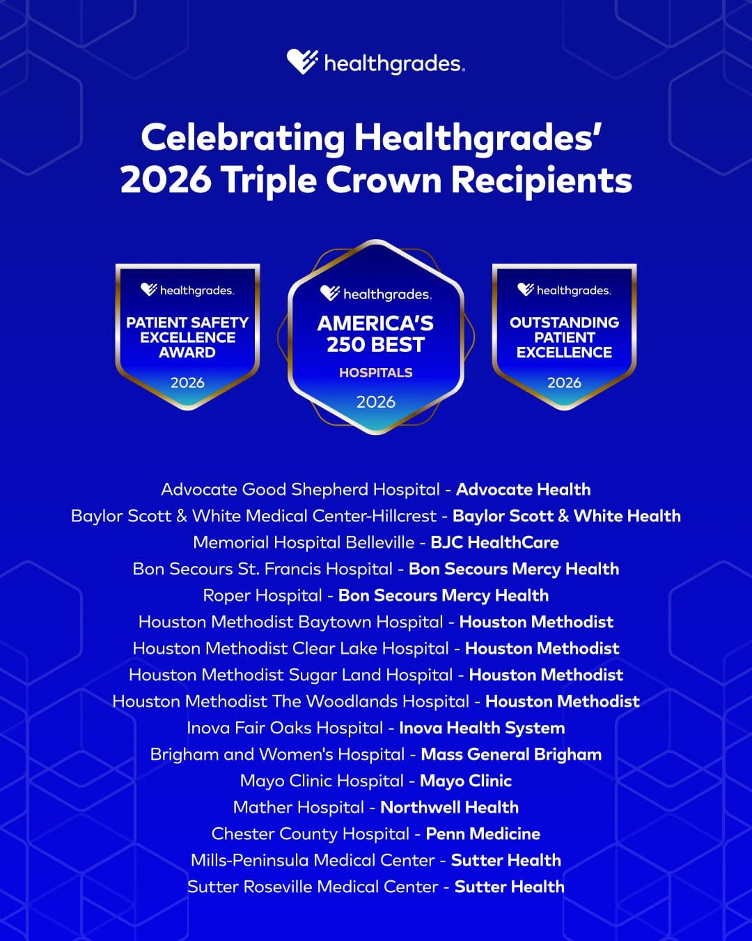 Post 3 by Healthgrades on Instagram (image)