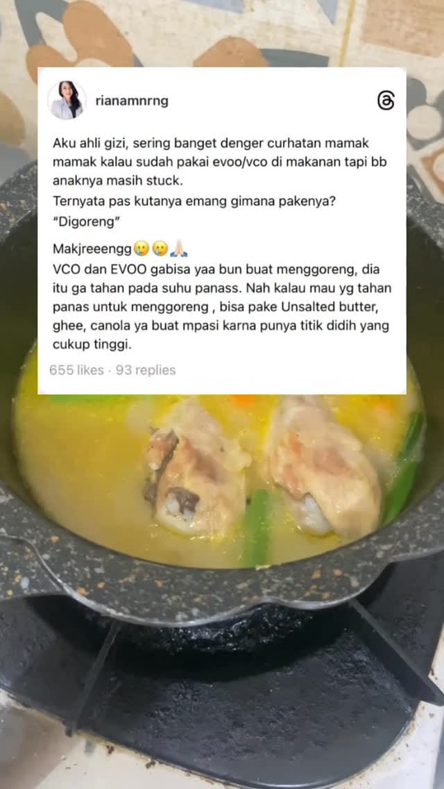 Post 2 by Riana Angelyna Manurung,S.Gz | Ahli Gizi & Speaker on Instagram (video)
