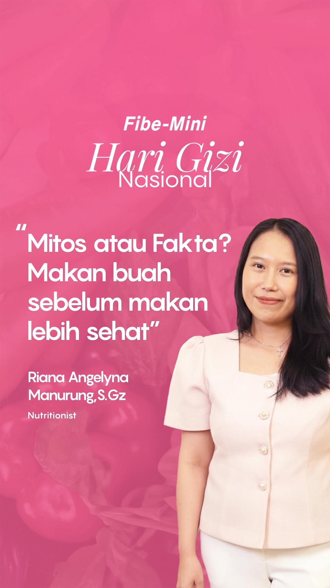 Post 9 by Riana Angelyna Manurung,S.Gz | Ahli Gizi & Speaker on Instagram (video)