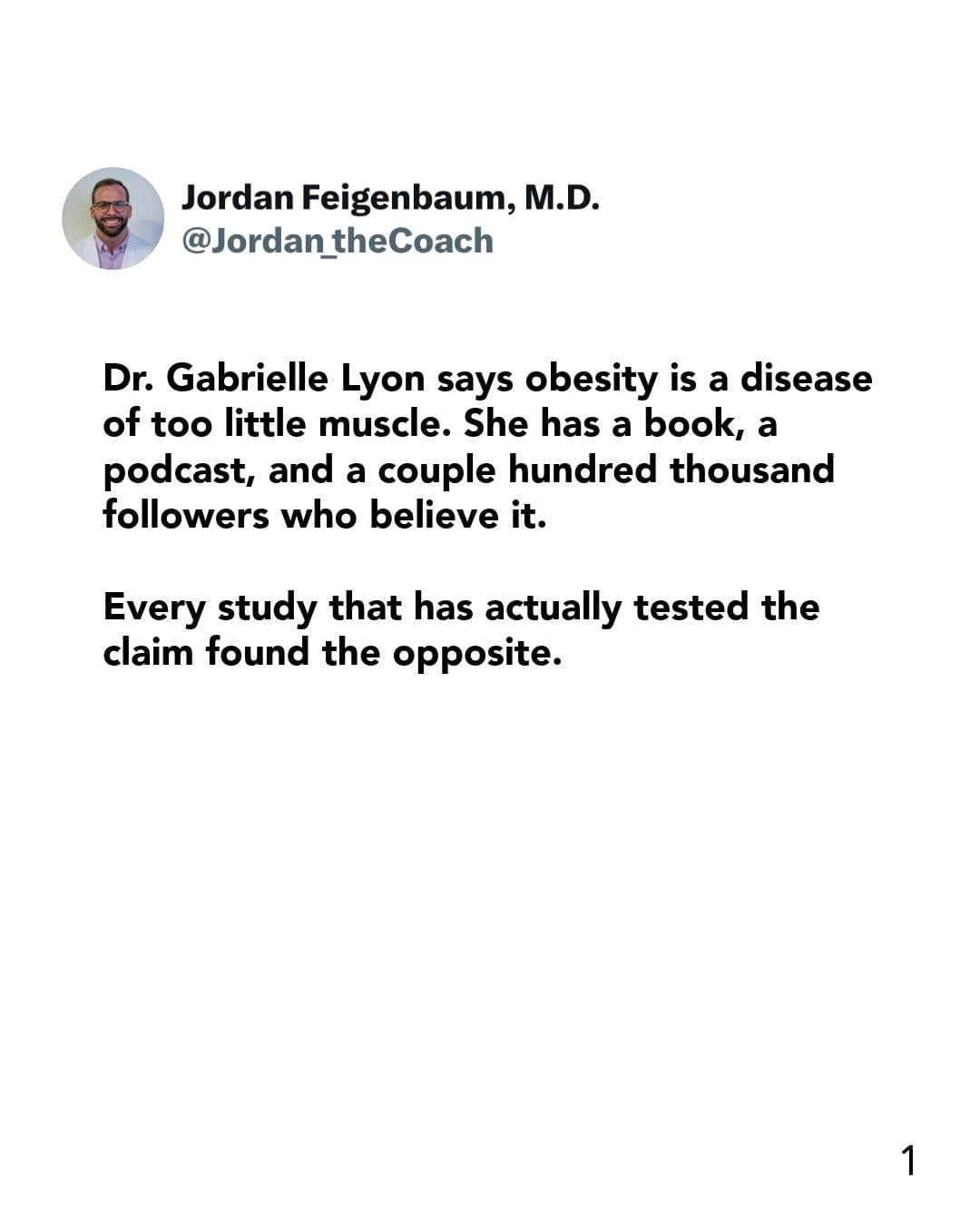 Post 10 by Jordan Feigenbaum, MD, MS on Instagram (carousel)