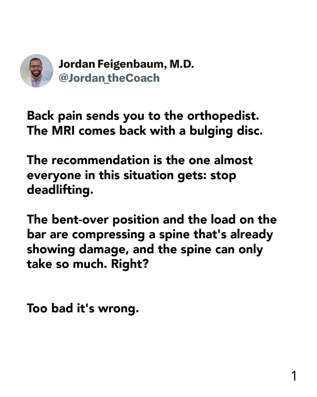 Post 5 by Jordan Feigenbaum, MD, MS on Instagram (carousel)