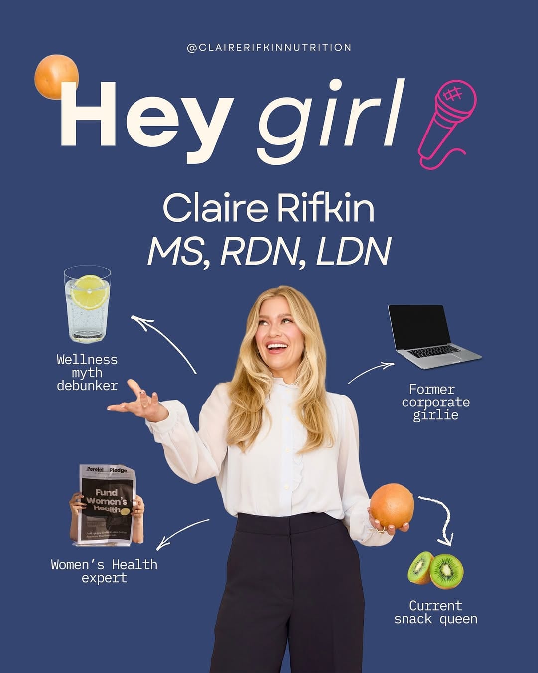 Post 10 by Claire Rifkin, MS, RDN 〡Women’s Health Dietitian on Instagram (carousel)