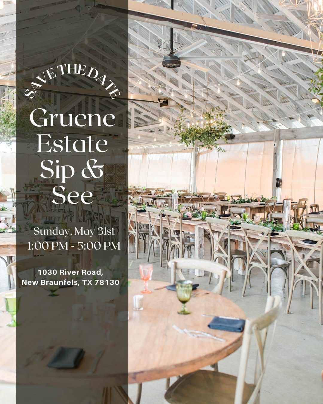 Post 5 by Gruene Estate Event Venue on Instagram (image)