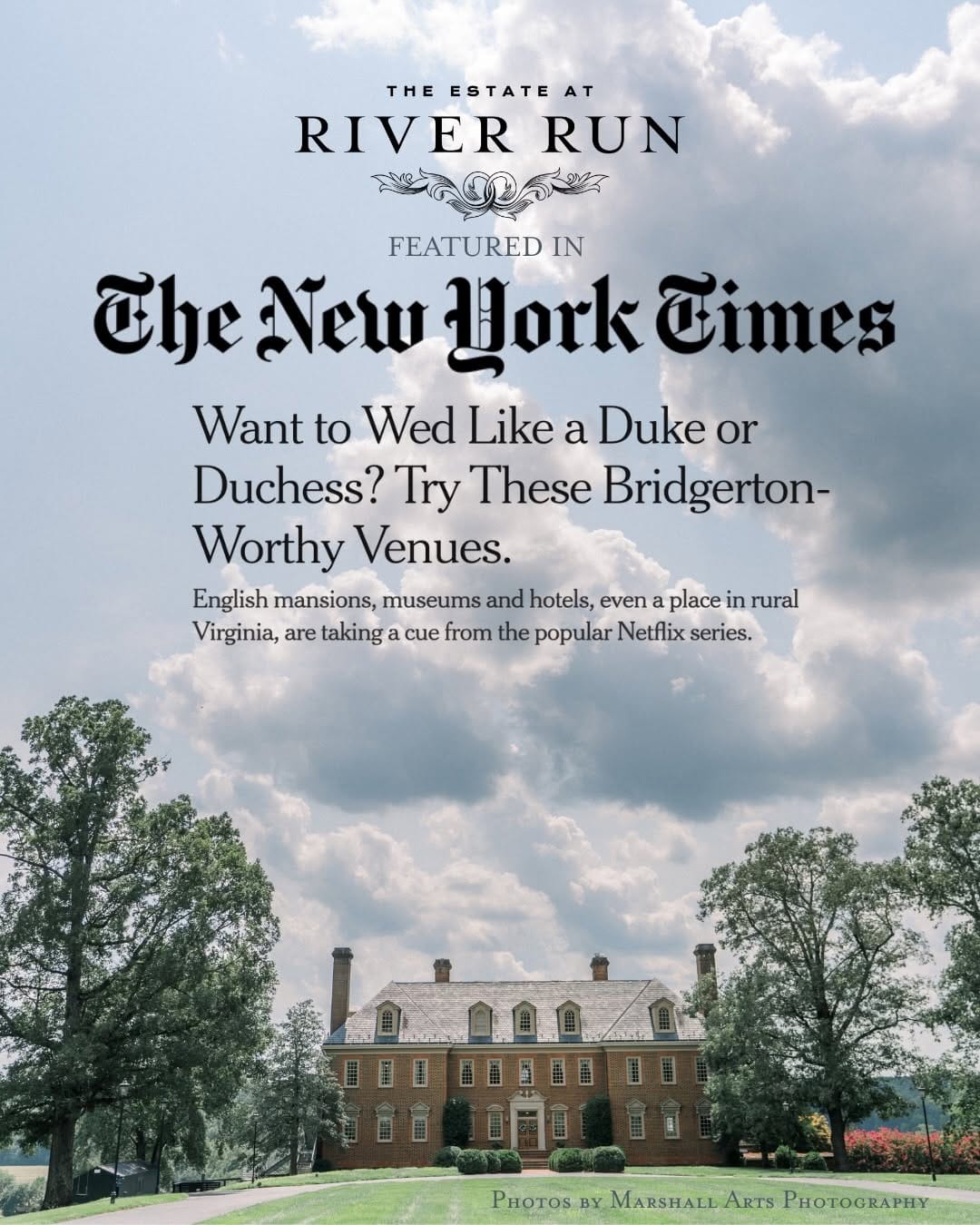 Post 9 by The Estate at River Run | Luxury Wedding Venue on Instagram (carousel)