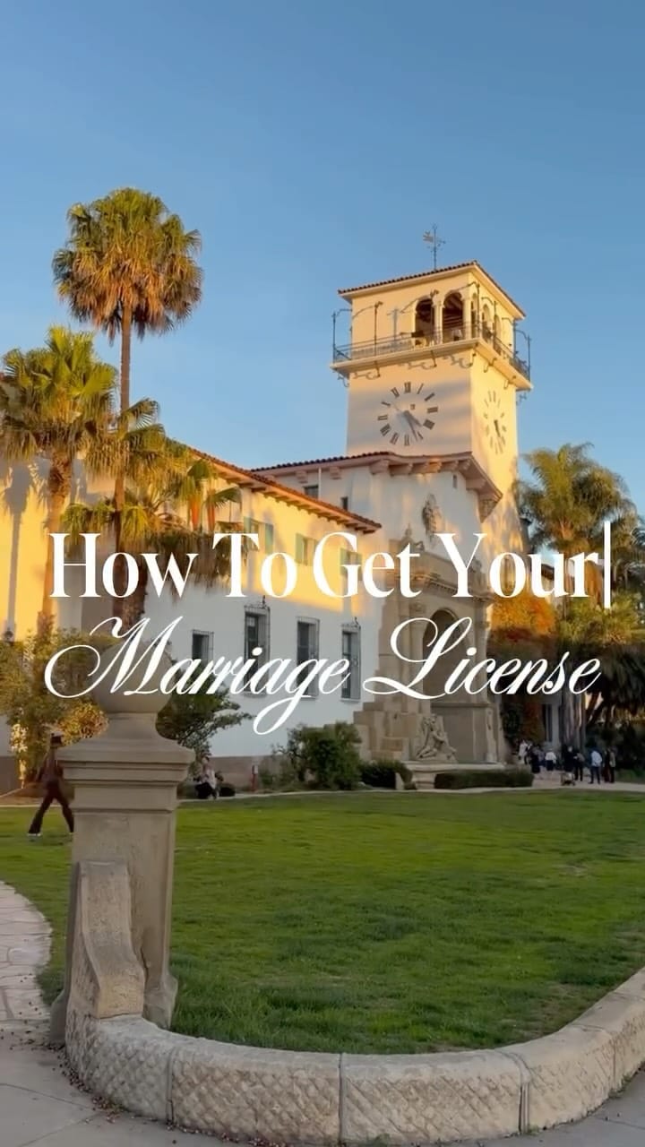 Post 8 by Santa Barbara Wedding on Instagram (video)