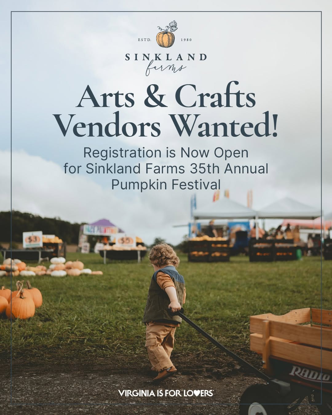 Post 7 by Sinkland Farms, LLC: Weddings, Festivals, and Events on Instagram (image)