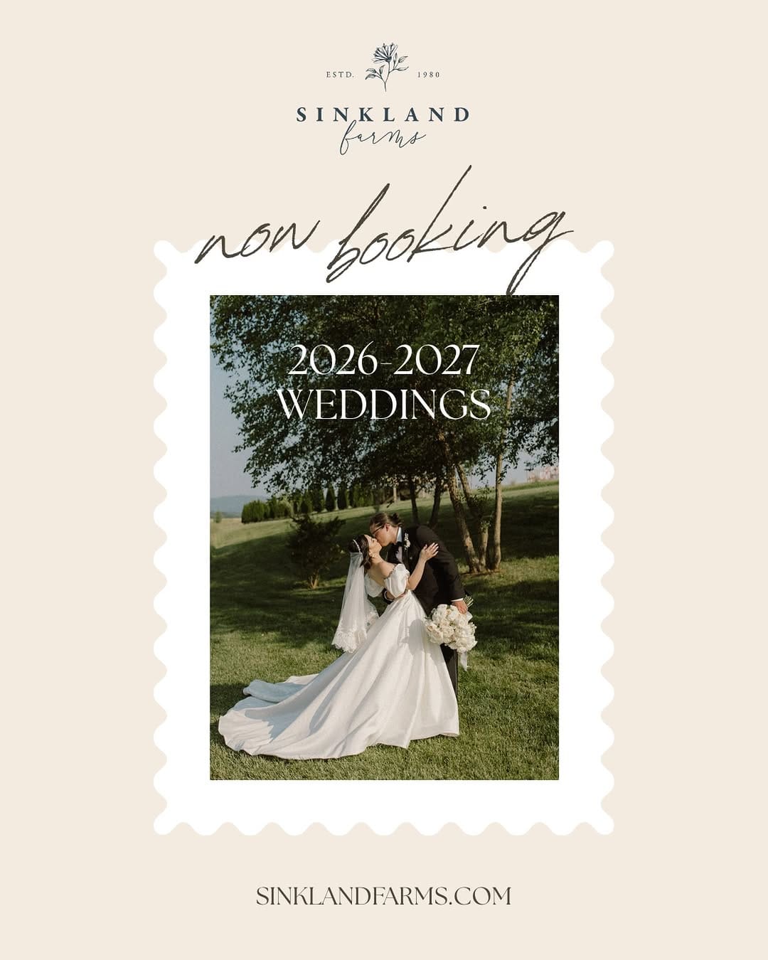 Post 10 by Sinkland Farms, LLC: Weddings, Festivals, and Events on Instagram (image)