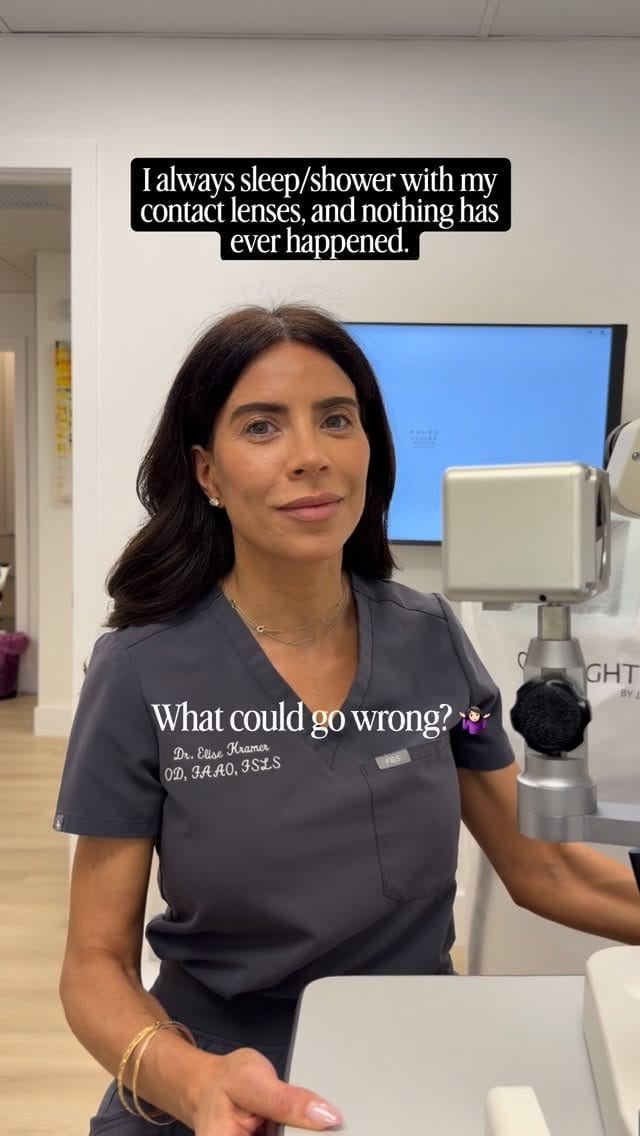 Post 9 by Dr. Elise Kramer, OD on Instagram (video)