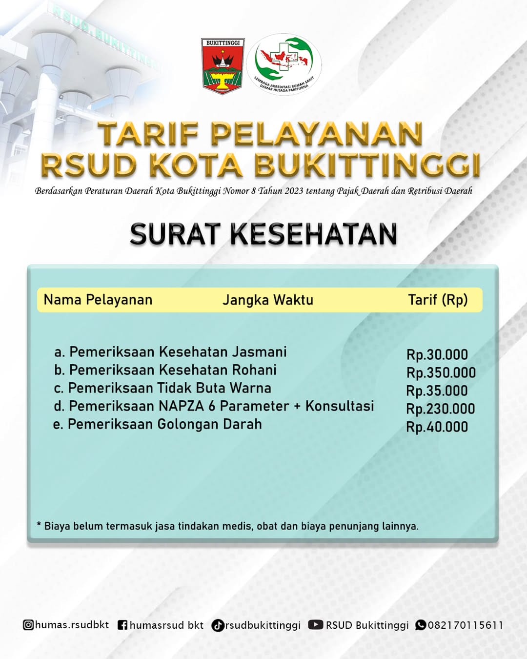 Post 8 by RSUD KOTA BUKITTINGGI on Instagram (image)