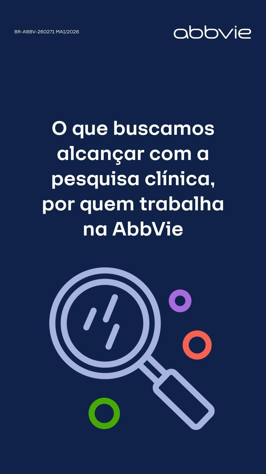 Post 2 by AbbVie Brasil on Instagram (video)