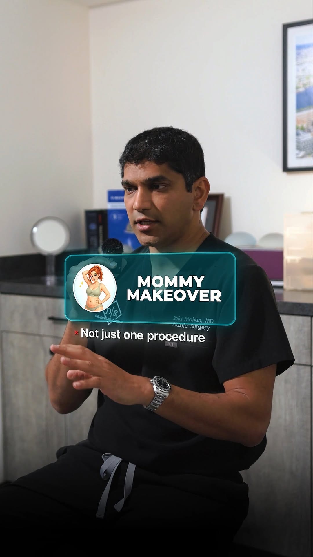 Post 8 by Dr. Raja Mohan | Plastic Surgery on Instagram (video)