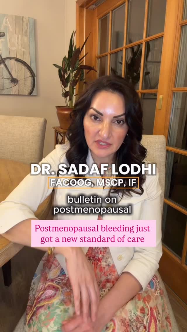 Post 4 by Dr. Sadaf Lodhi, CEO Femme Vie Health|Menopause|Sexual Health on Instagram (video)