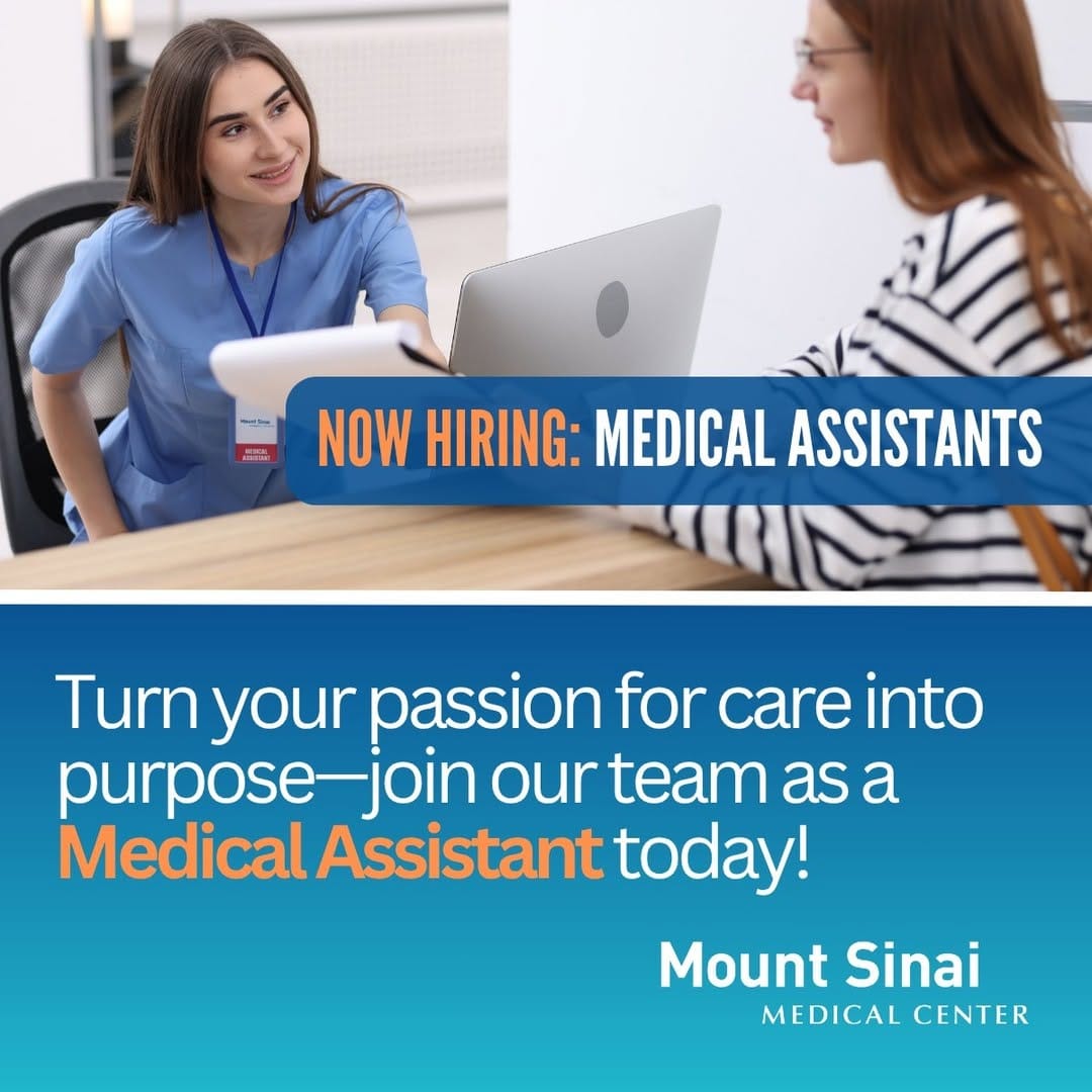 Post 1 by Mount Sinai Medical Center on Instagram (image)