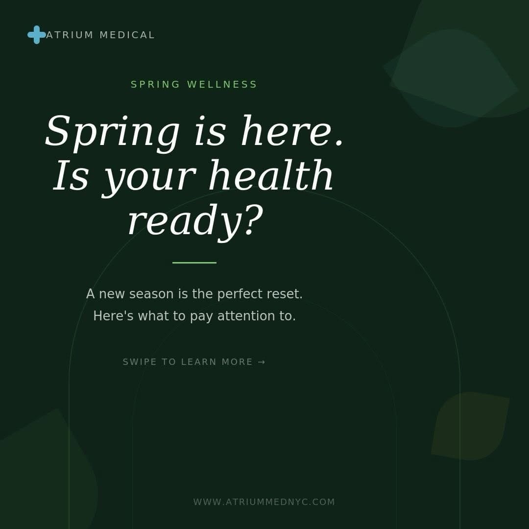Post 7 by Atrium Medical Primary Care on Instagram (carousel)