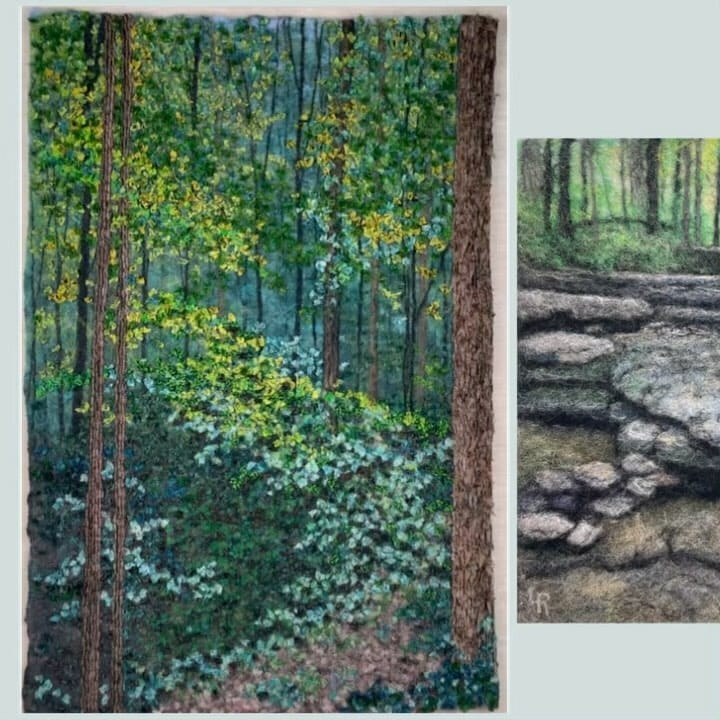 Post 5 by Laura Ricks - Wet Felting on Instagram (carousel)