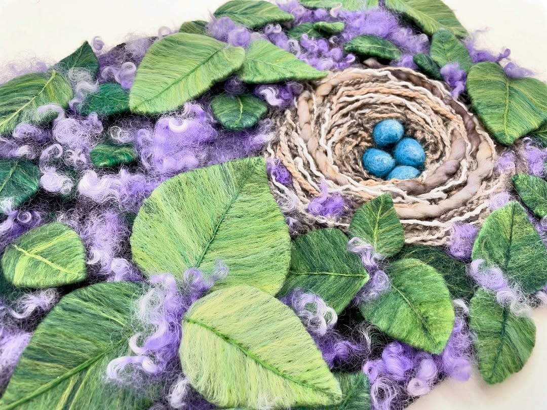 Post 4 by Laura Ricks - Wet Felting on Instagram (carousel)
