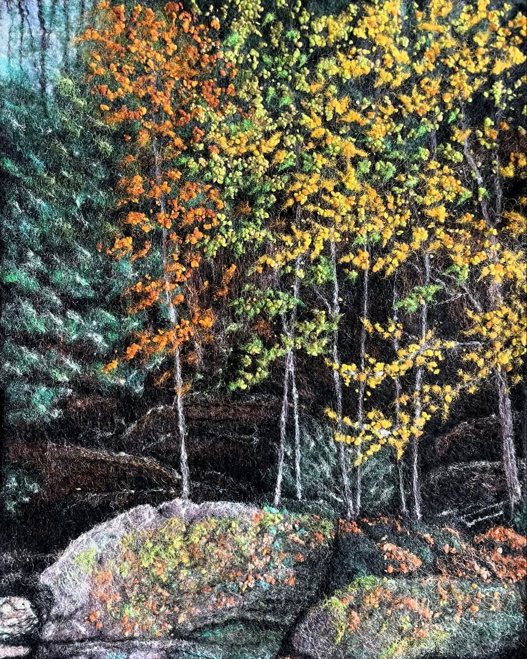 Post 1 by Laura Ricks - Wet Felting on Instagram (carousel)