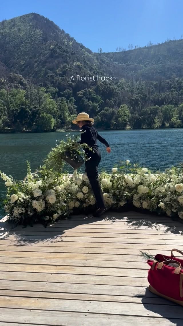 Post 8 by Santa Barbara Wedding Florist • Mackenzie Nancarrow Designs on Instagram (video)