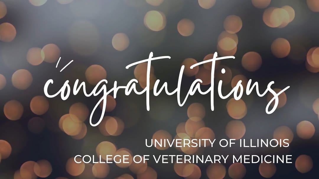 Post 5 by College of Vet Med at Illinois on Instagram (video)