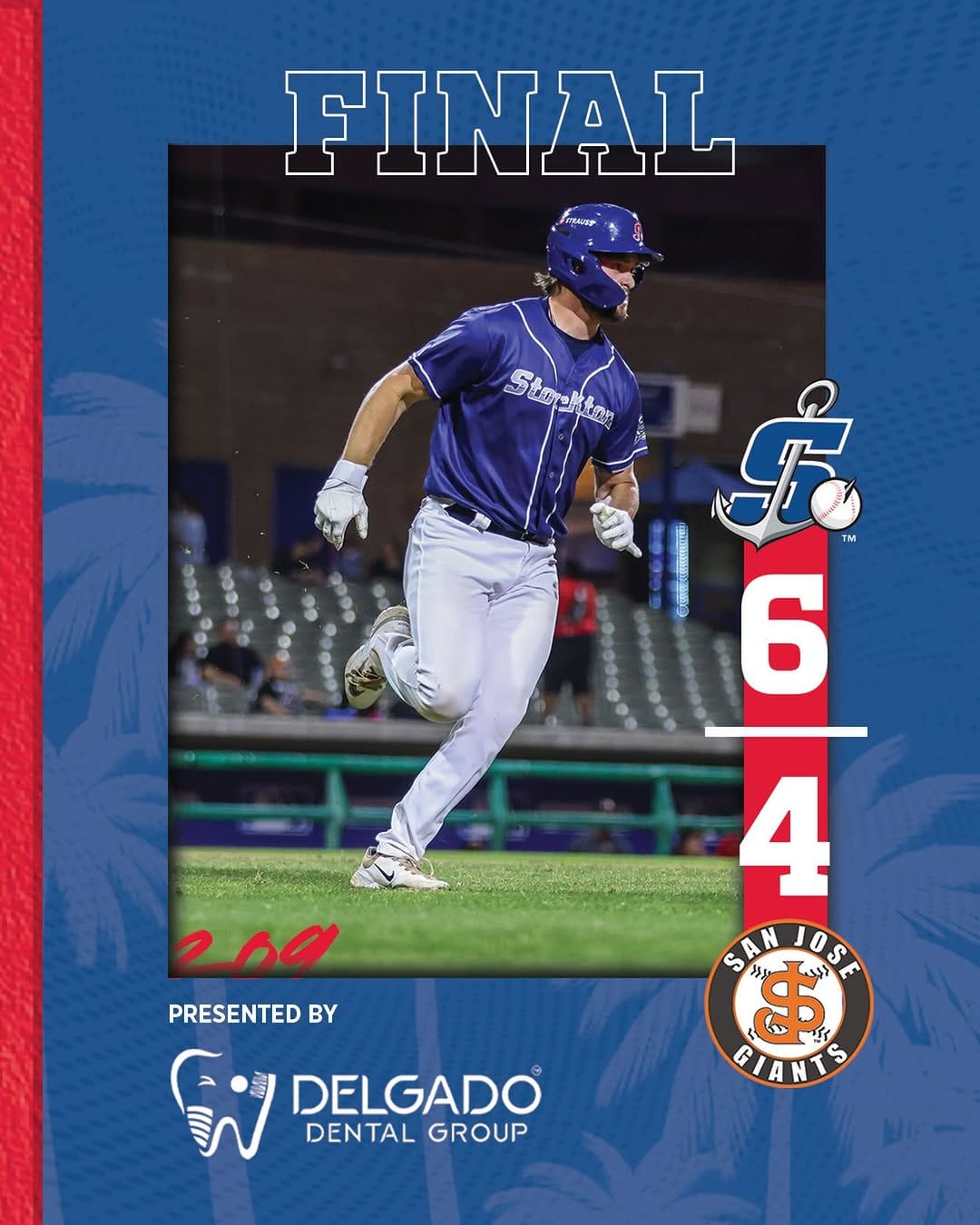 Post 3 by Stockton Ports on Instagram (image)