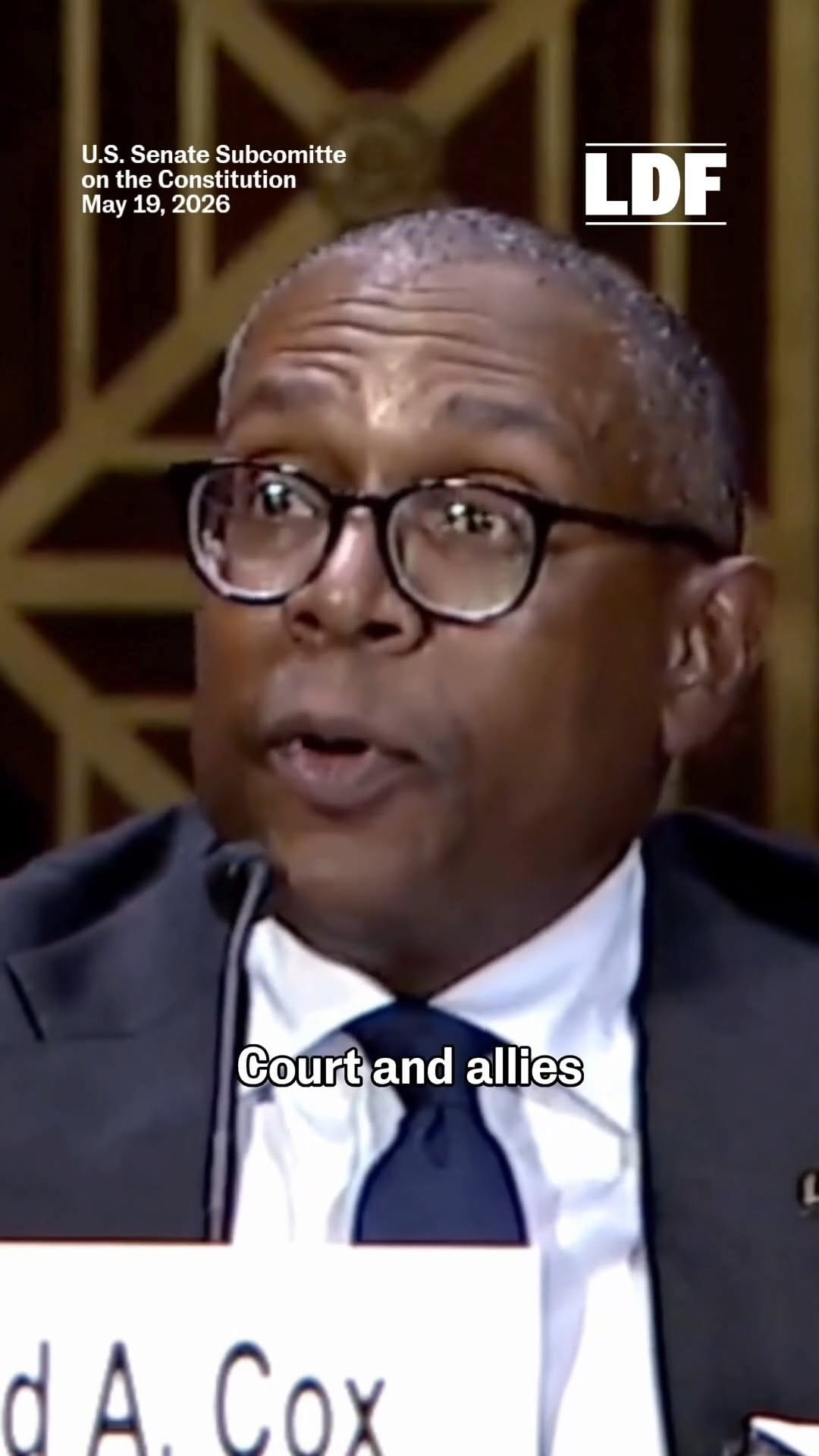 Post 2 by Legal Defense Fund on Instagram (video)