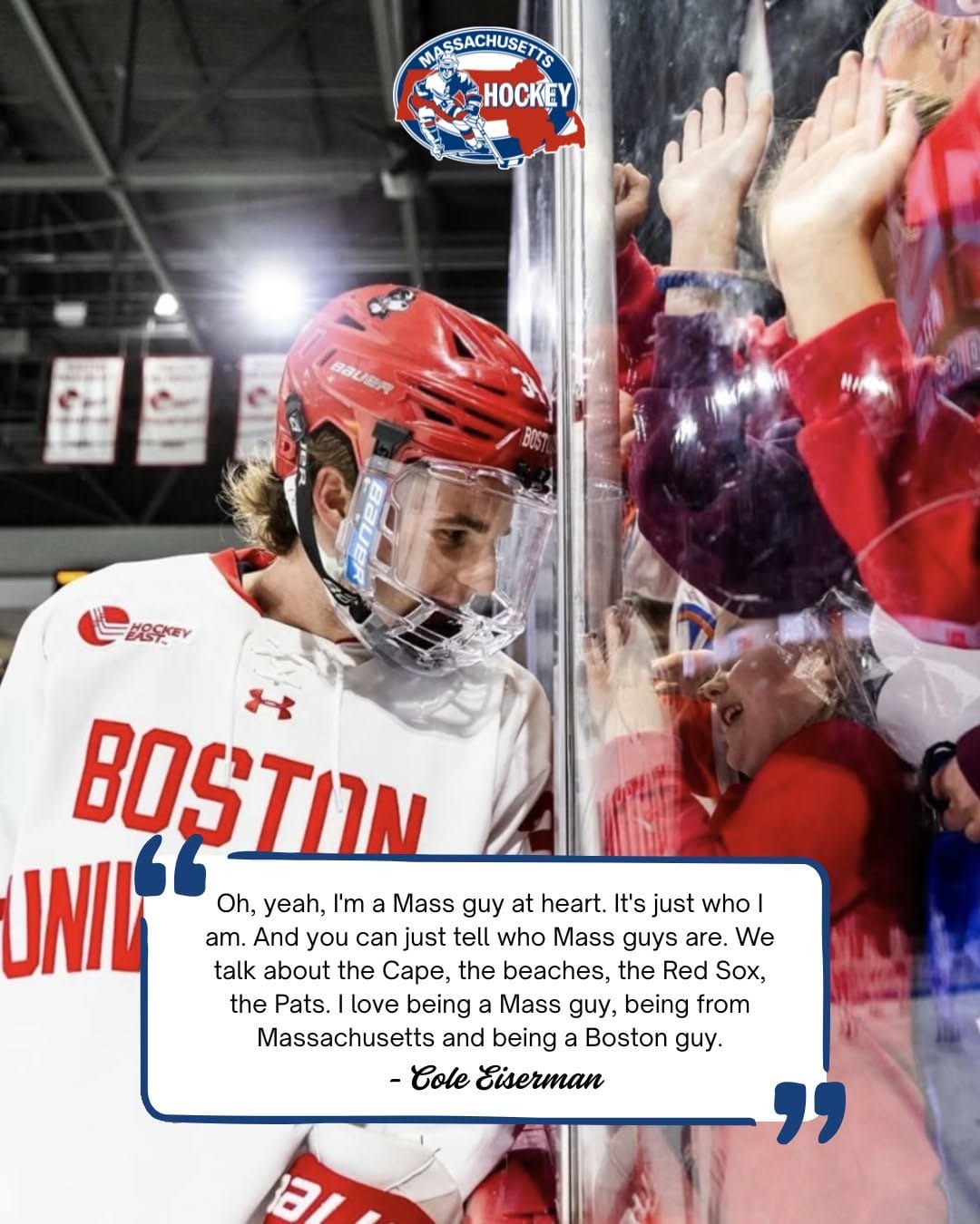 Post 10 by Massachusetts Hockey on Instagram (image)