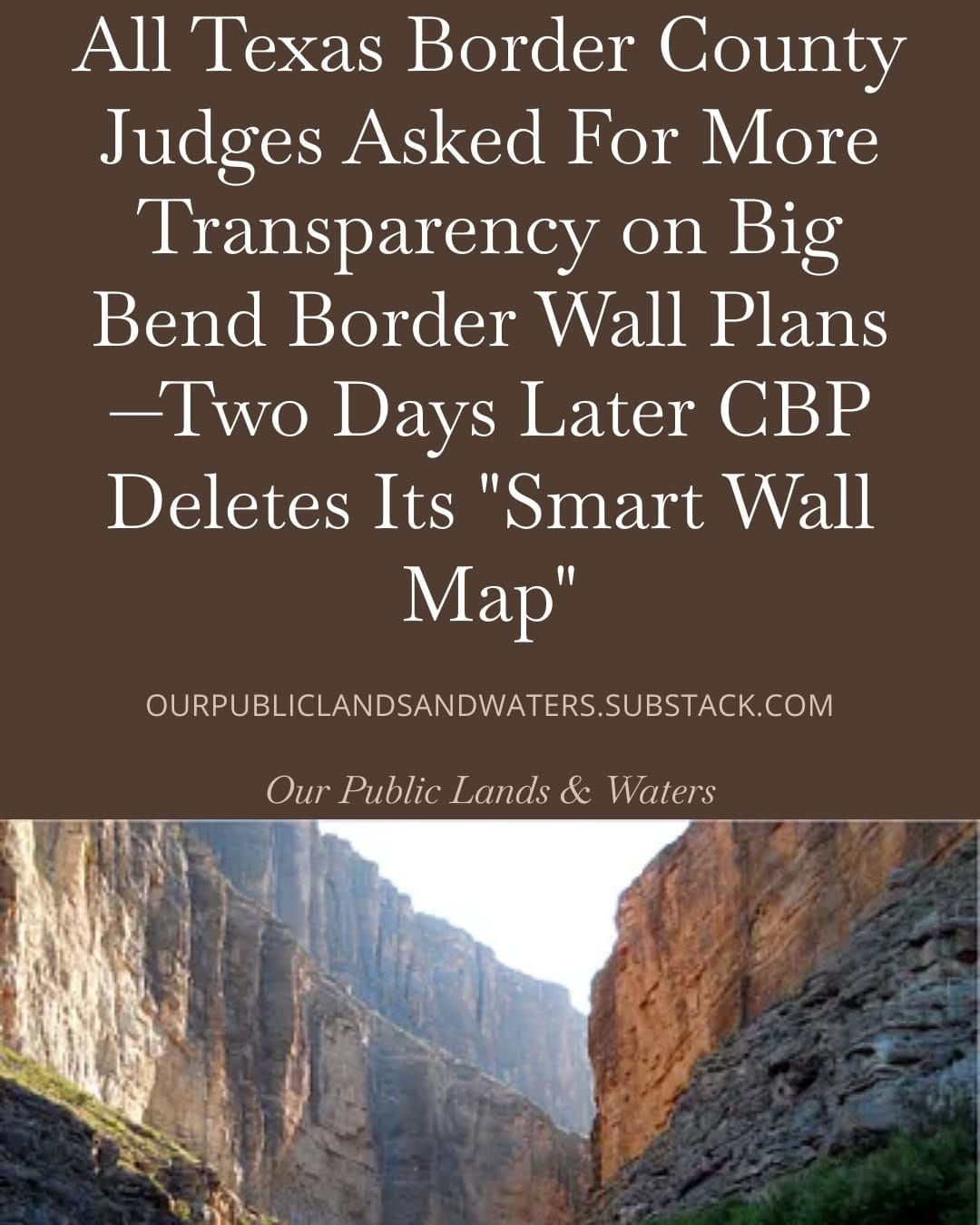 Post 8 by Big Bend Conservation Alliance on Instagram (image)