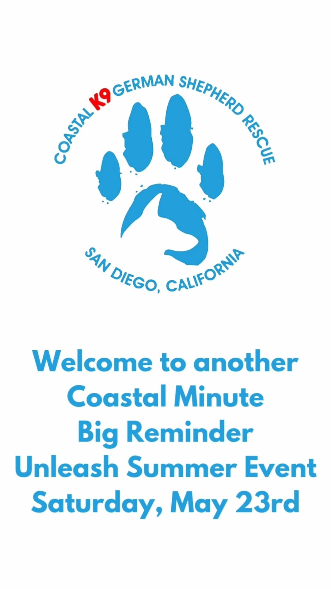 Post 8 by Coastal K9 German Shepherd Rescue on Instagram (video)