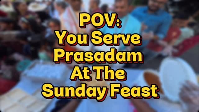 Post 3 by ISKCON of Silicon Valley on Instagram (video)