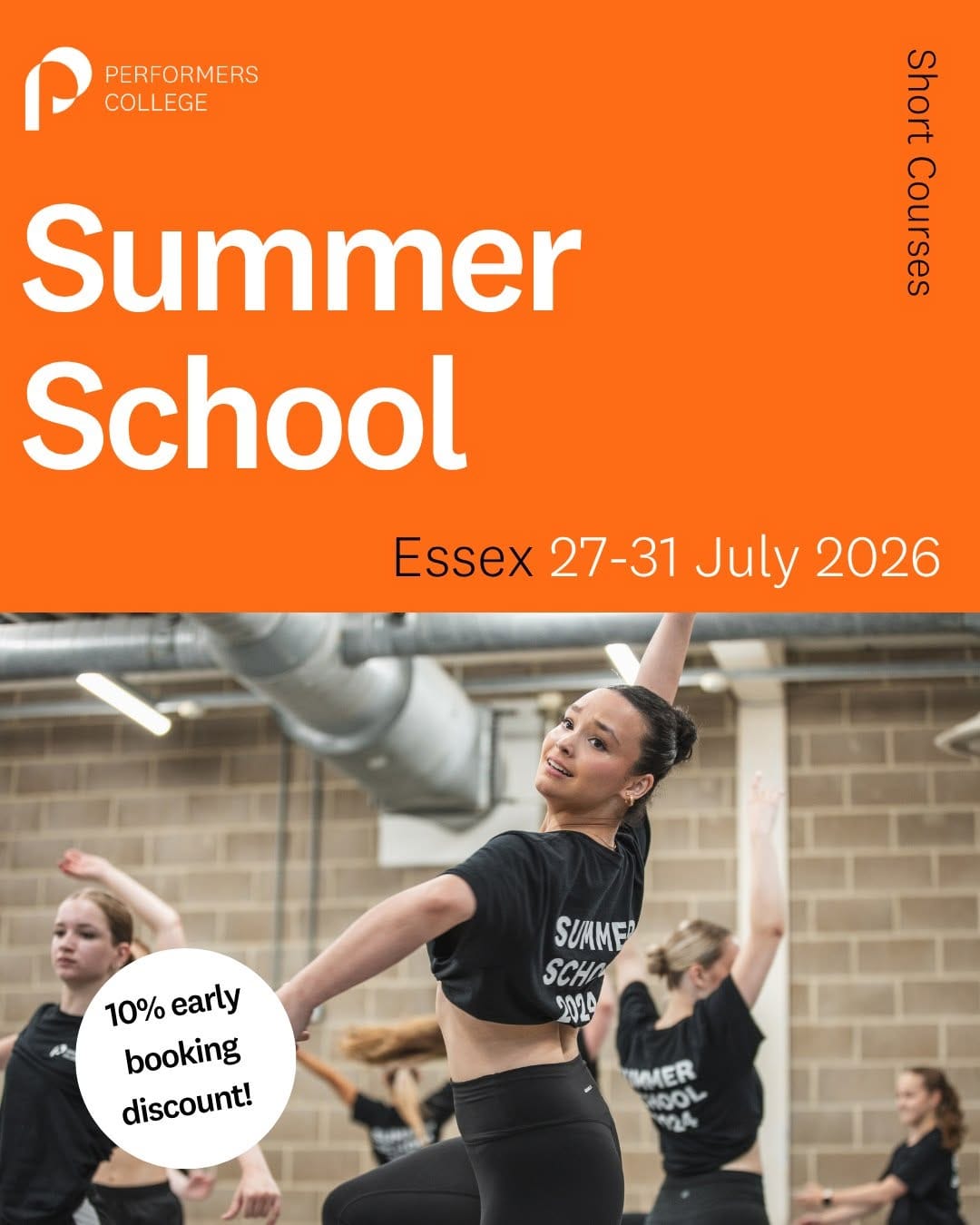 Post 10 by Performers College on Instagram (image)