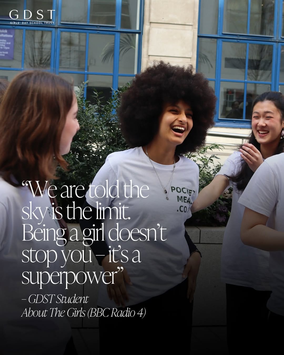 Post 5 by The Girls' Day School Trust (GDST) on Instagram (image)