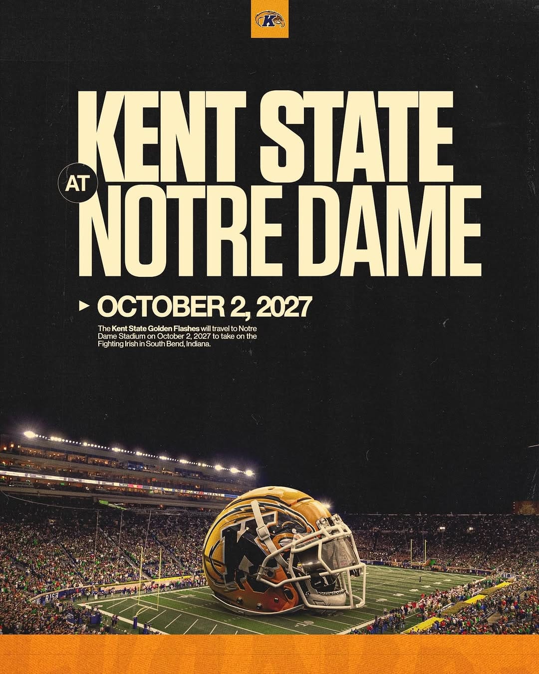 Post 8 by Kent State Football on Instagram (image)