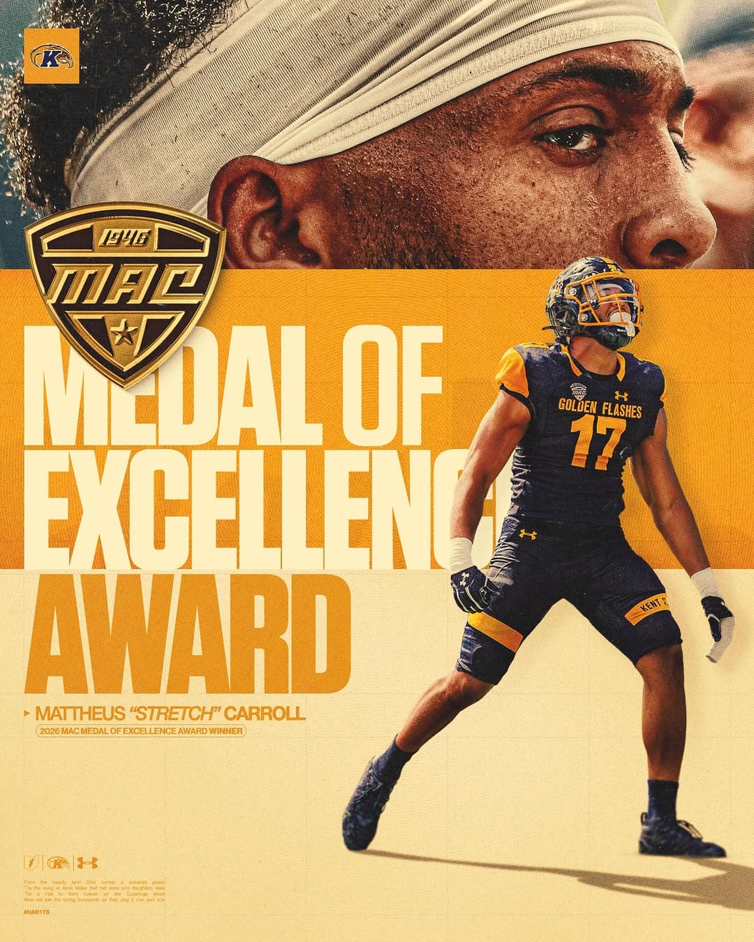 Post 5 by Kent State Football on Instagram (image)