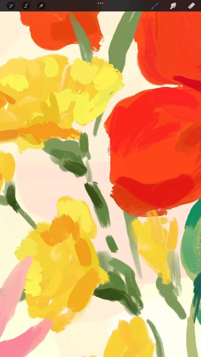 Post 1 by Liz✨Print & Pattern Designer on Instagram (video)