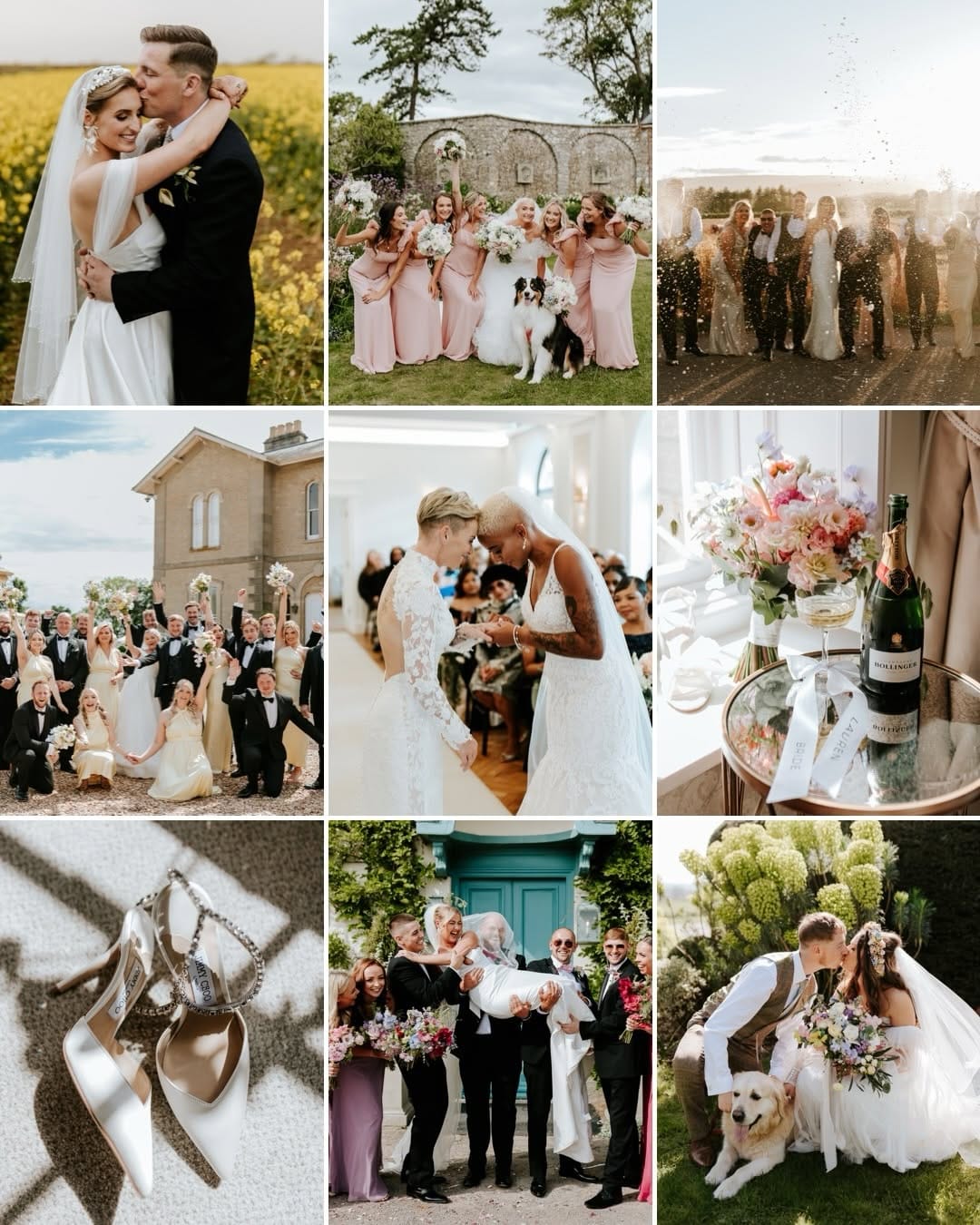 Post 10 by Sophie Collins - Wedding Photographer on Instagram (carousel)
