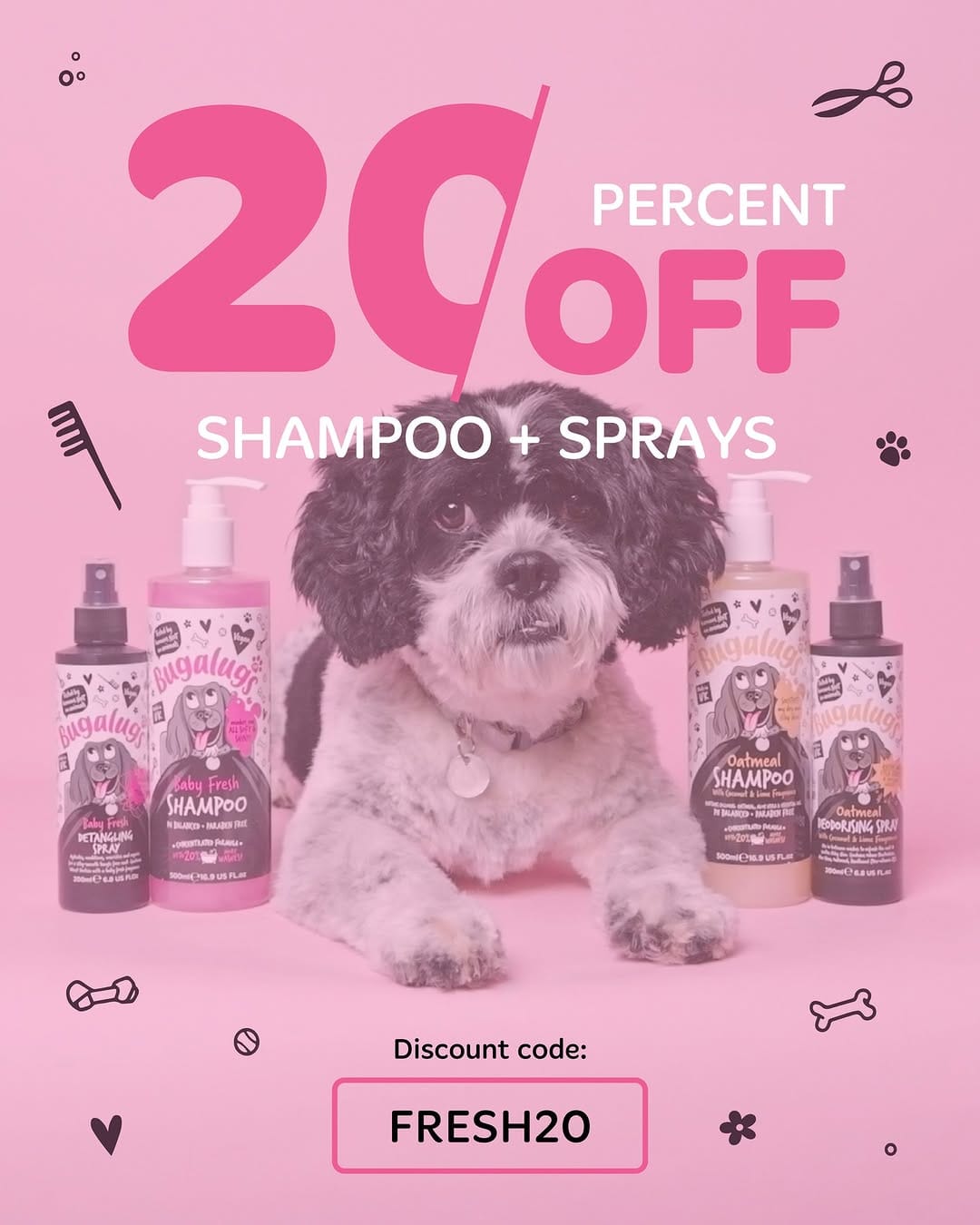 Post 3 by Bugalugs Pet Care on Instagram (image)