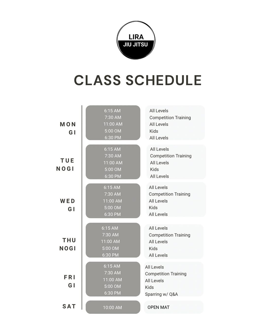 Post 9 by LIRA JIU JITSU on Instagram (image)
