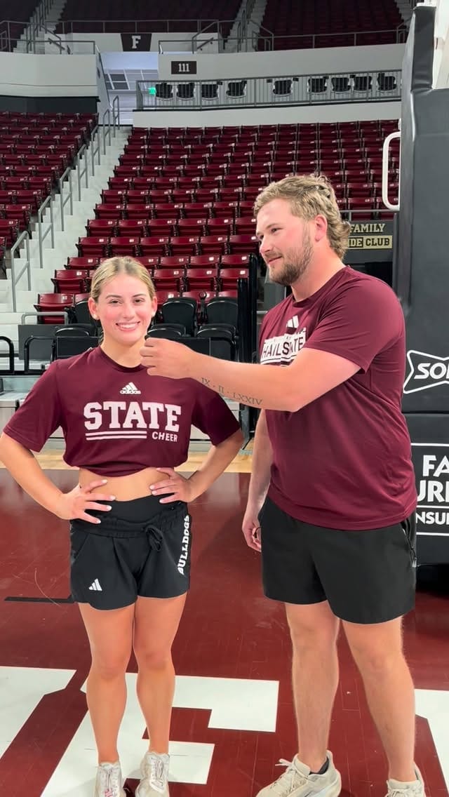 Post 10 by Mississippi State Cheerleaders on Instagram (video)