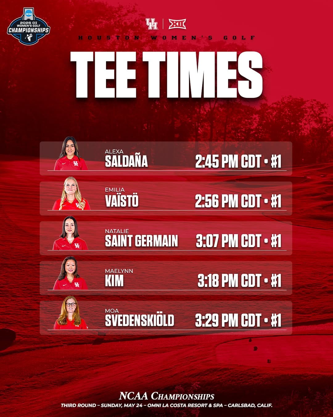 Post 6 by Houston Women's Golf on Instagram (image)