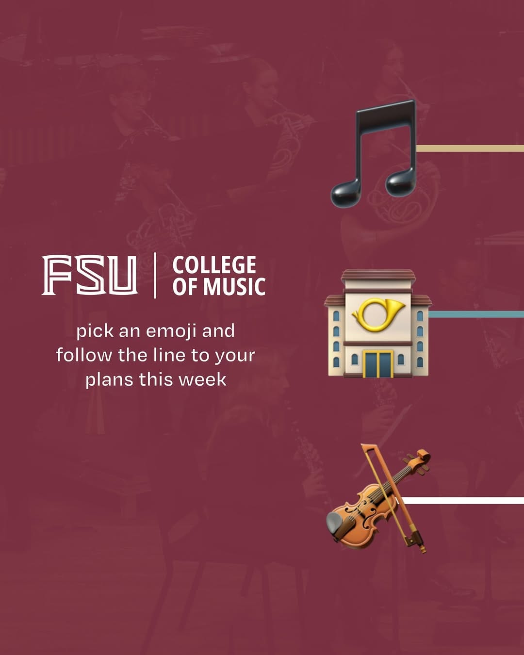 Post 2 by FSU College of Music on Instagram (carousel)