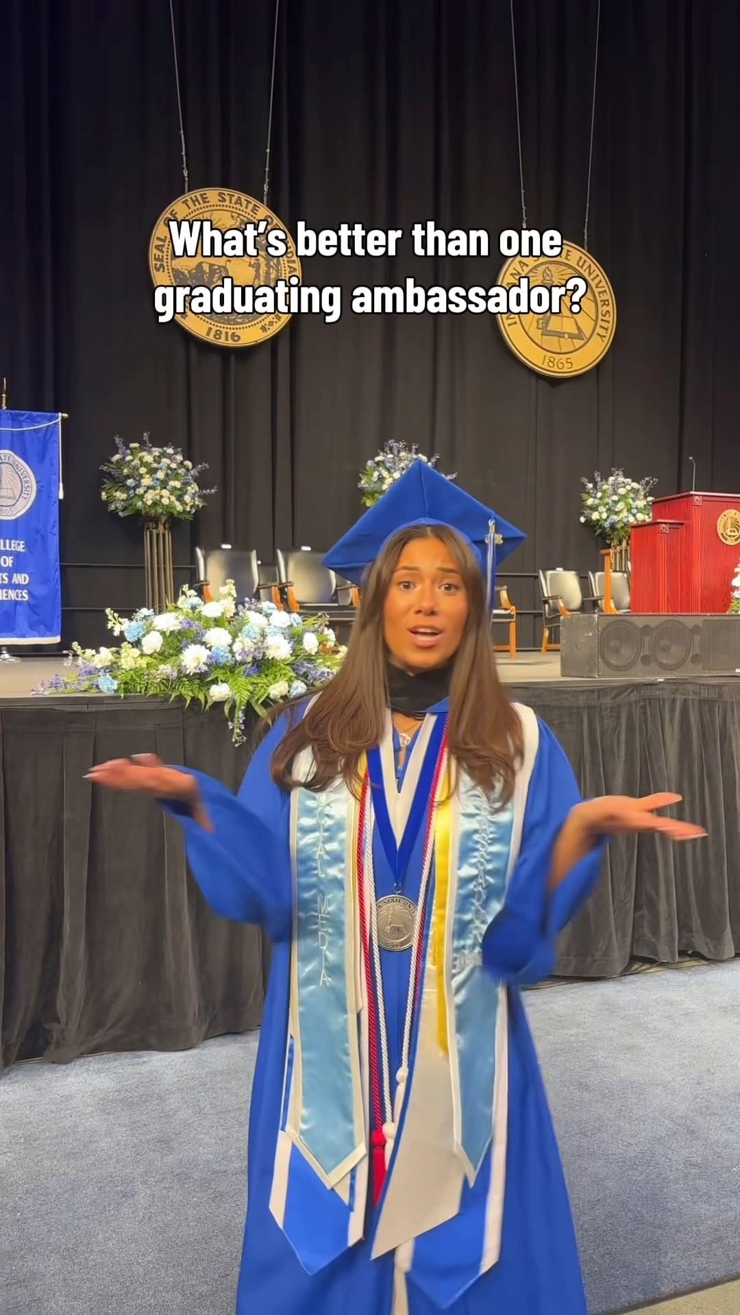 Post 8 by Indiana State University on Instagram (video)