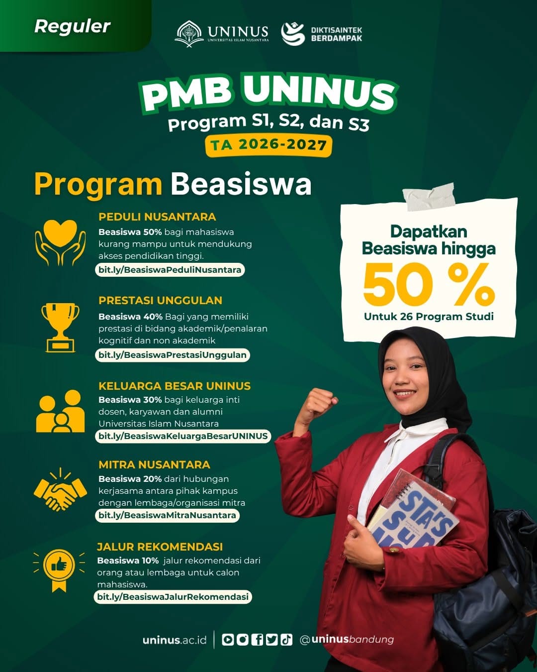 Post 8 by Uninus Bandung on Instagram (carousel)