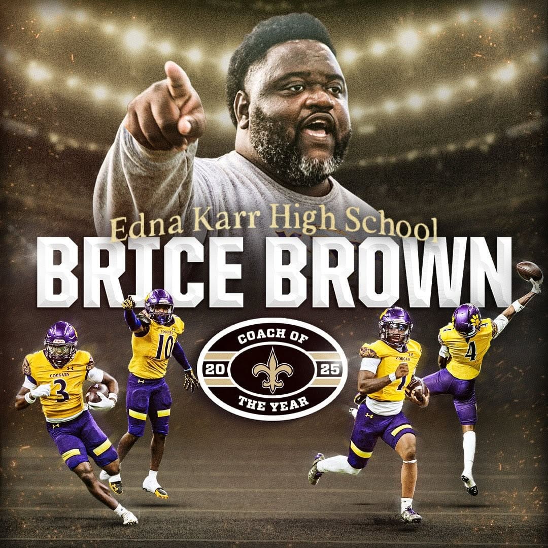 Post 8 by Edna Karr Cougar Football on Instagram (image)