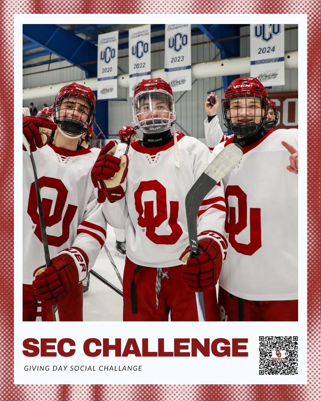 Post 3 by Oklahoma Sooners Hockey on Instagram (carousel)