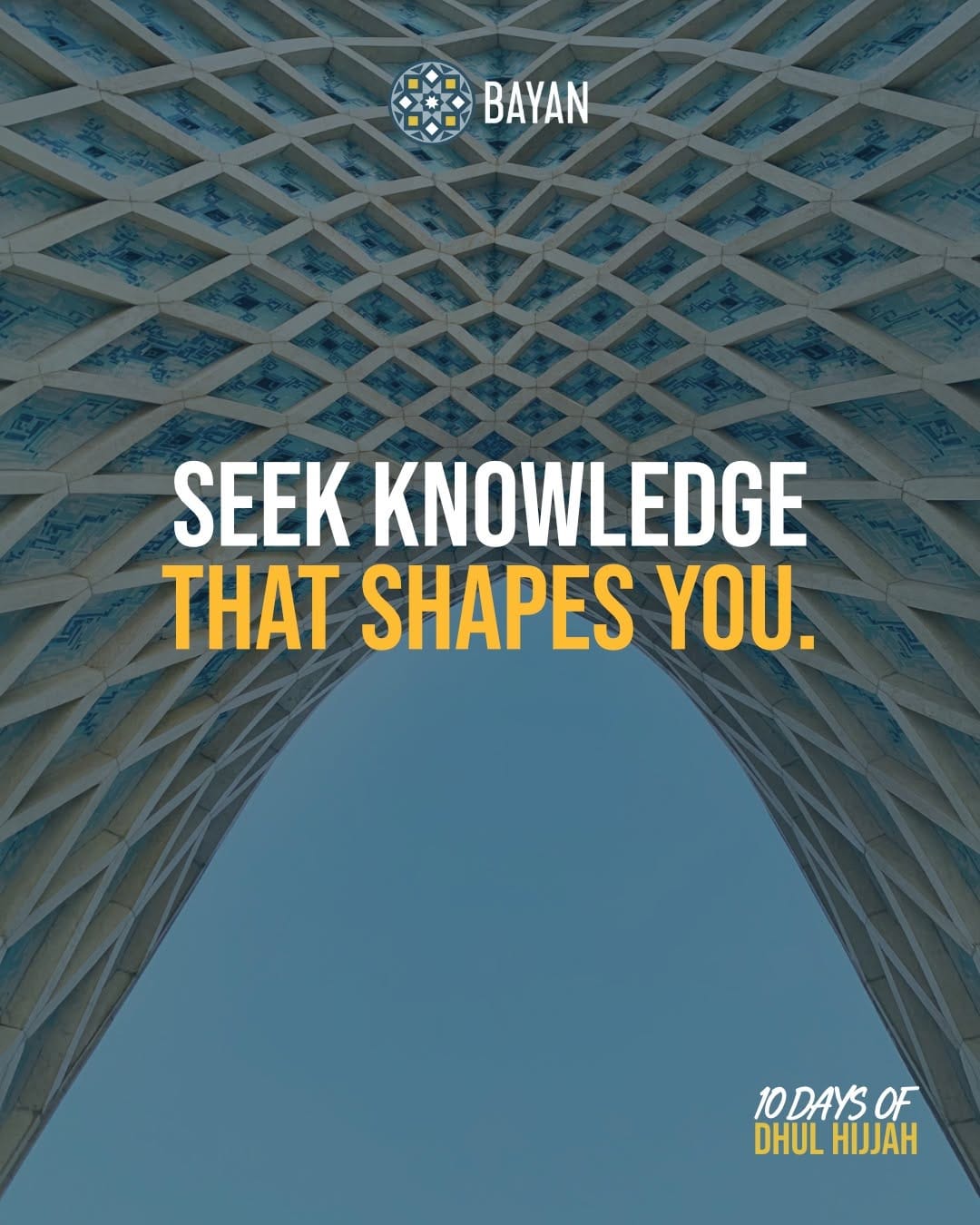 Post 7 by Bayan Islamic Graduate School on Instagram (image)