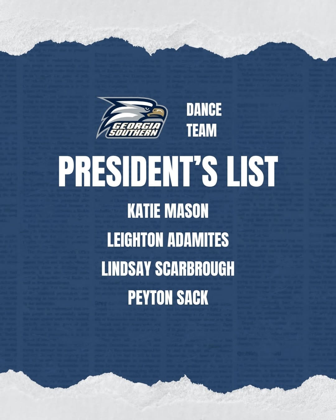 Post 6 by Georgia Southern Dance Team on Instagram (carousel)
