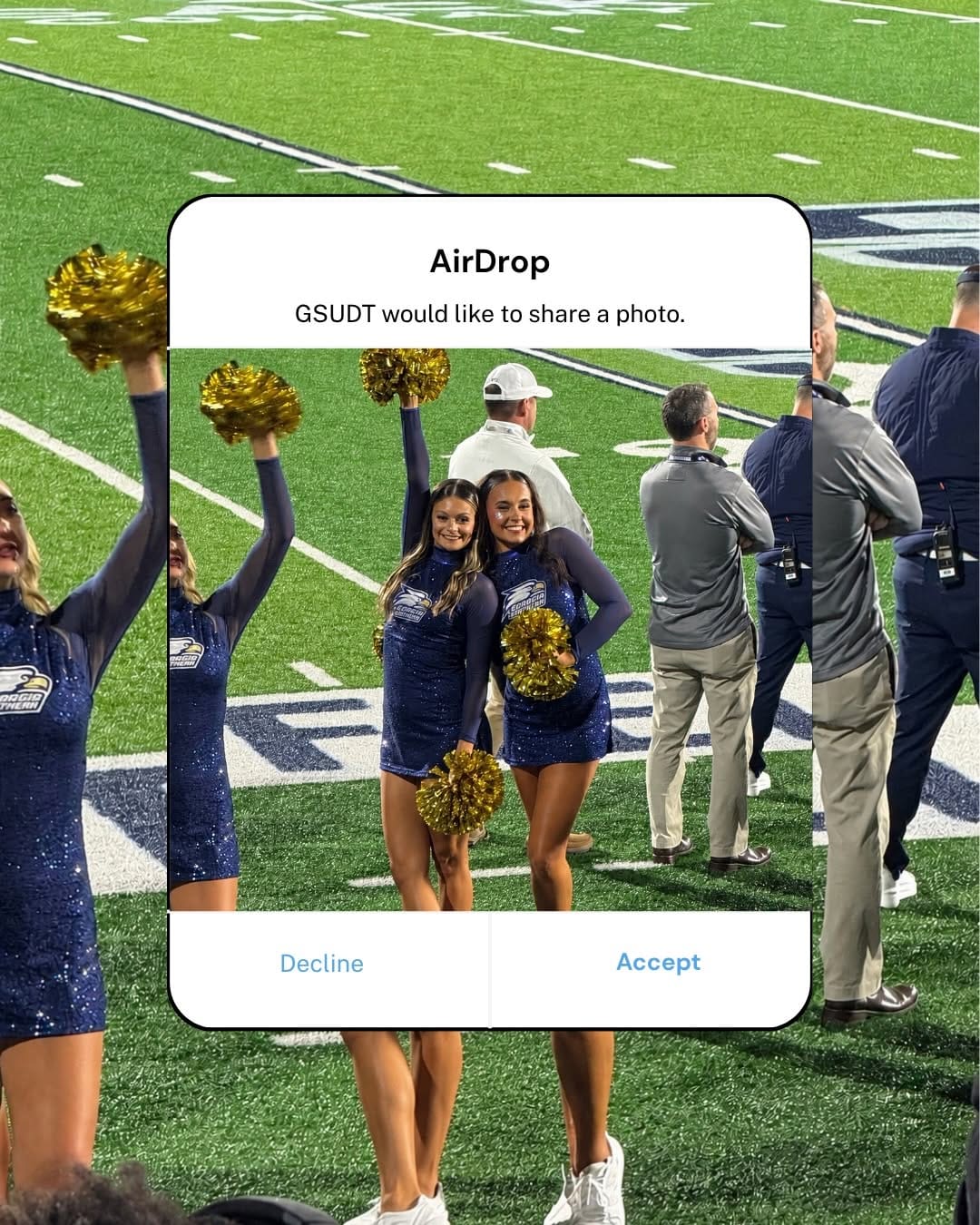 Post 2 by Georgia Southern Dance Team on Instagram (carousel)
