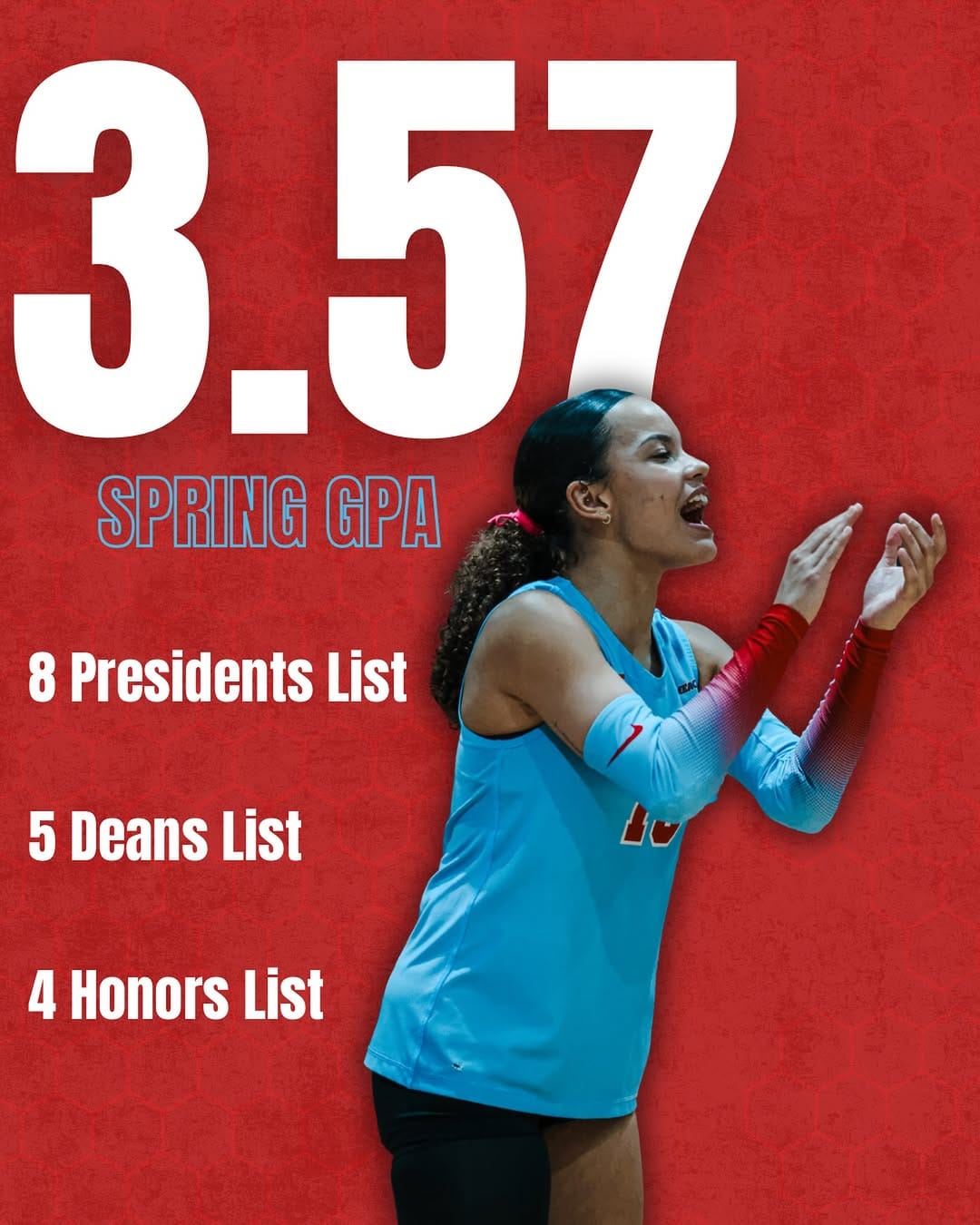 Post 2 by Delaware State Volleyball on Instagram (image)